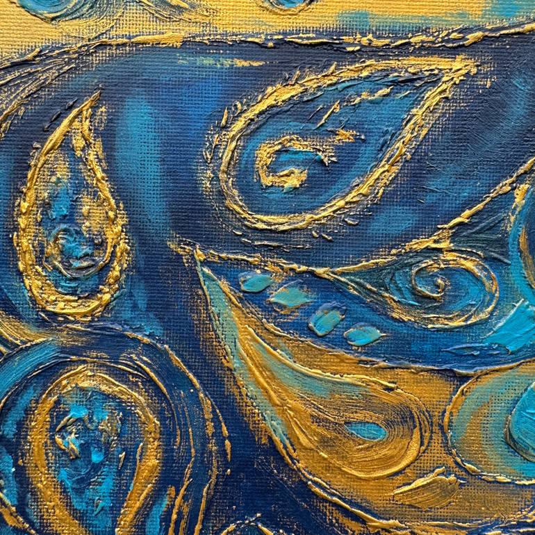 Original Abstract Patterns Painting by Fatimie Ashyrova