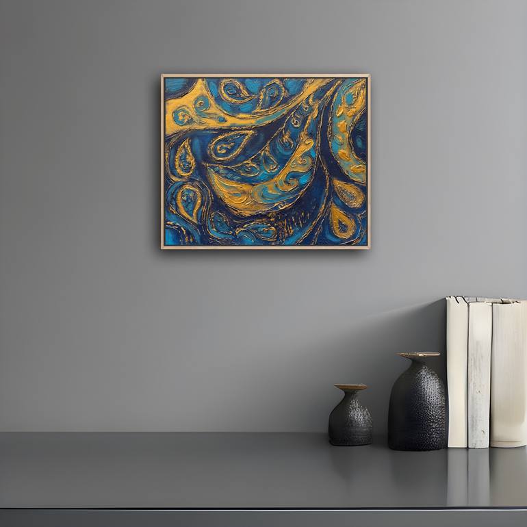 Original Abstract Patterns Painting by Fatimie Ashyrova