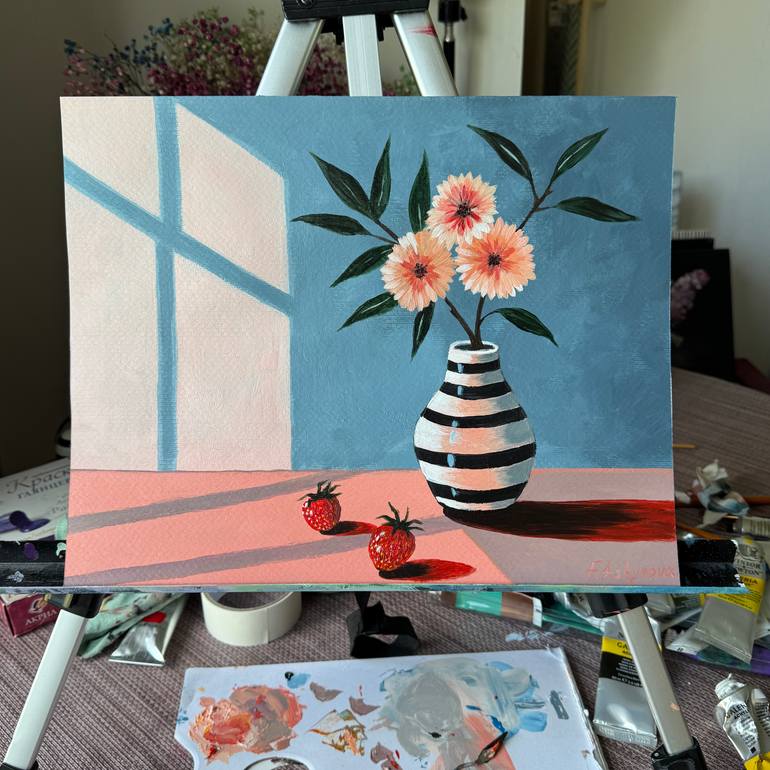 Original Contemporary Still Life Painting by Fatimie Ashyrova