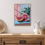 Presented in a frame