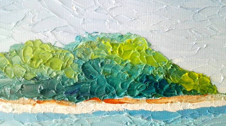 Original Color Field Painting Landscape Painting by Angelo Tine'