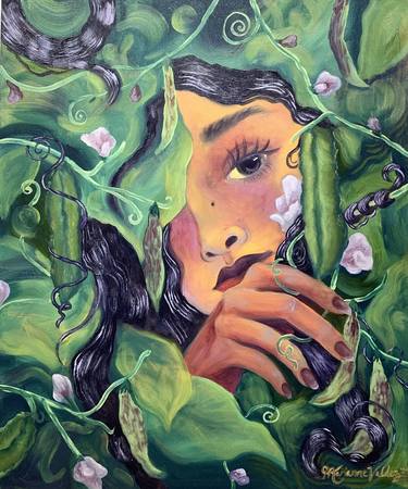 Original Folk Rural Life Paintings by Marianne Valdez