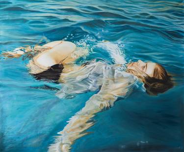 Original Neoclassicism Classical Mythology Paintings by Sirje Papp