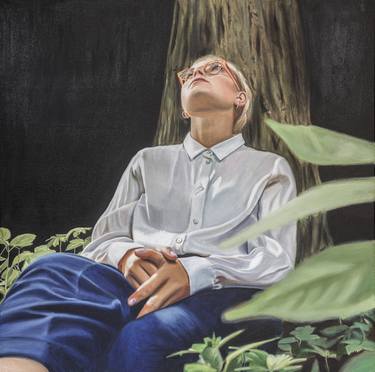 Original Neoclassicism Classical Mythology Paintings by Sirje Papp