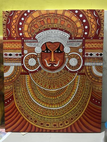 Original Abstract Expressionism Classical Mythology Drawings by Syamili Raju