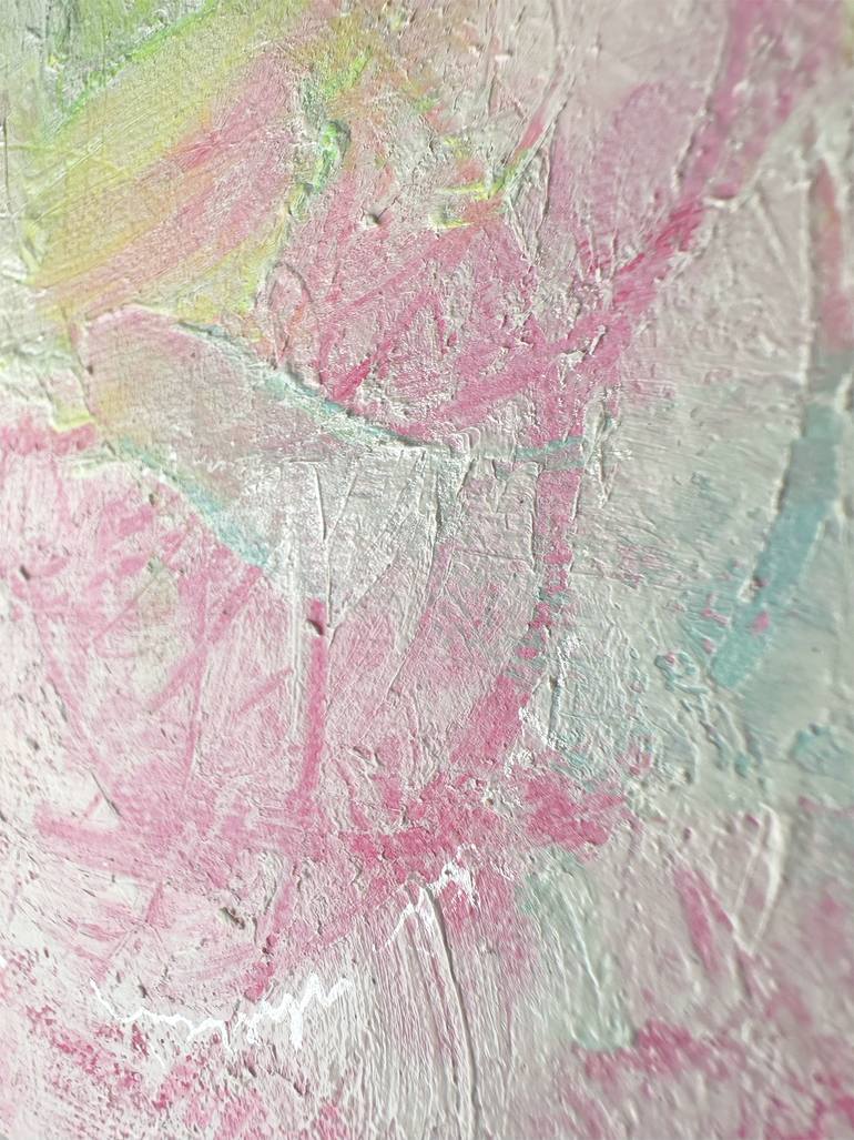 Original Abstract Mixed Media by Mikako Ikeshima