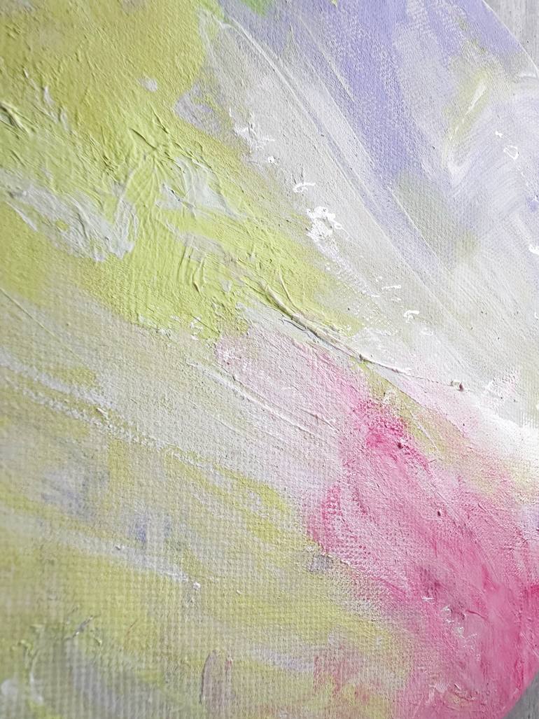 Original Abstract Mixed Media by Mikako Ikeshima