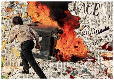 Original Pop Art Political Collage by Issa Randall