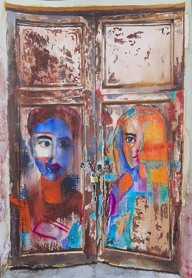 Print of Expressionism Home Paintings by Magdalena Kalieva