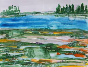 Print of Fine Art Landscape Paintings by Magdalena Kalieva
