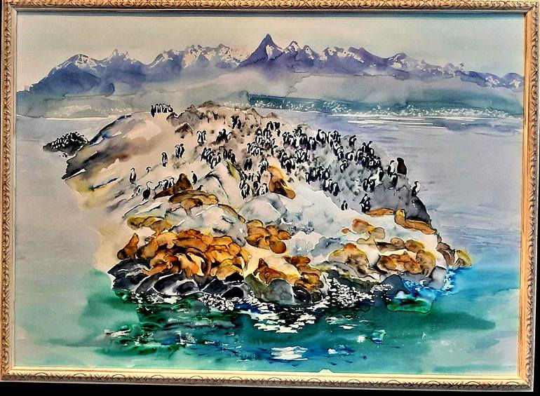 Original Documentary Landscape Painting by Magdalena Kalieva