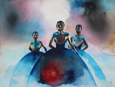 Print of Performing Arts Paintings by Magdalena Kalieva