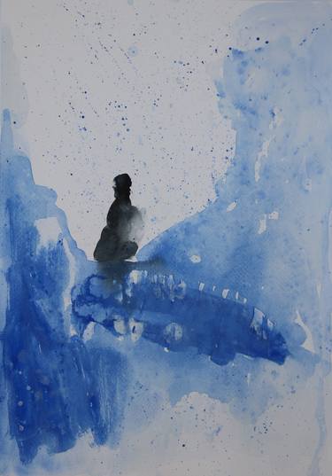 Original Figurative Abstract Paintings by Magdalena Kalieva