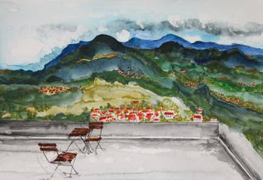Original Fine Art Landscape Paintings by Magdalena Kalieva