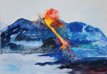 Print of Expressionism Nature Paintings by Magdalena Kalieva