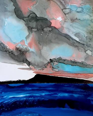 Original Expressionism Landscape Paintings by Magdalena Kalieva