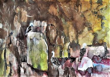 Print of Expressionism Places Paintings by Magdalena Kalieva
