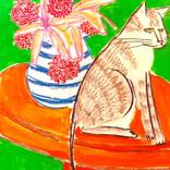 Tabby on a Table by Sarah Tolliver