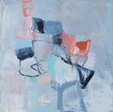 Original Abstract Expressionism Abstract Painting by Sallie Strand