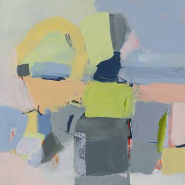 Original Abstract Expressionism Abstract Painting by Sallie Strand