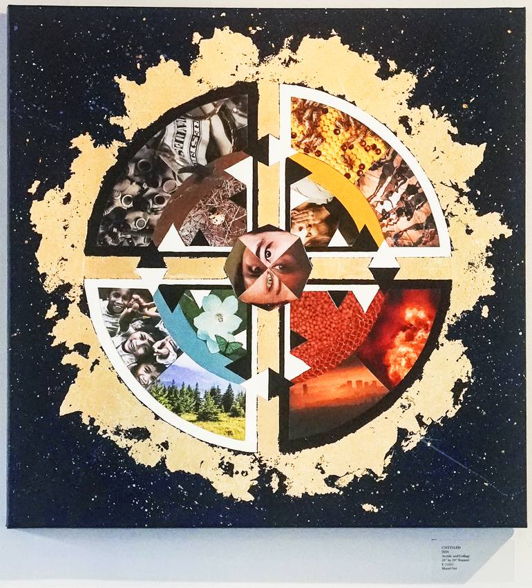 Original Symbolism Abstract Mixed Media by Mariel Sol
