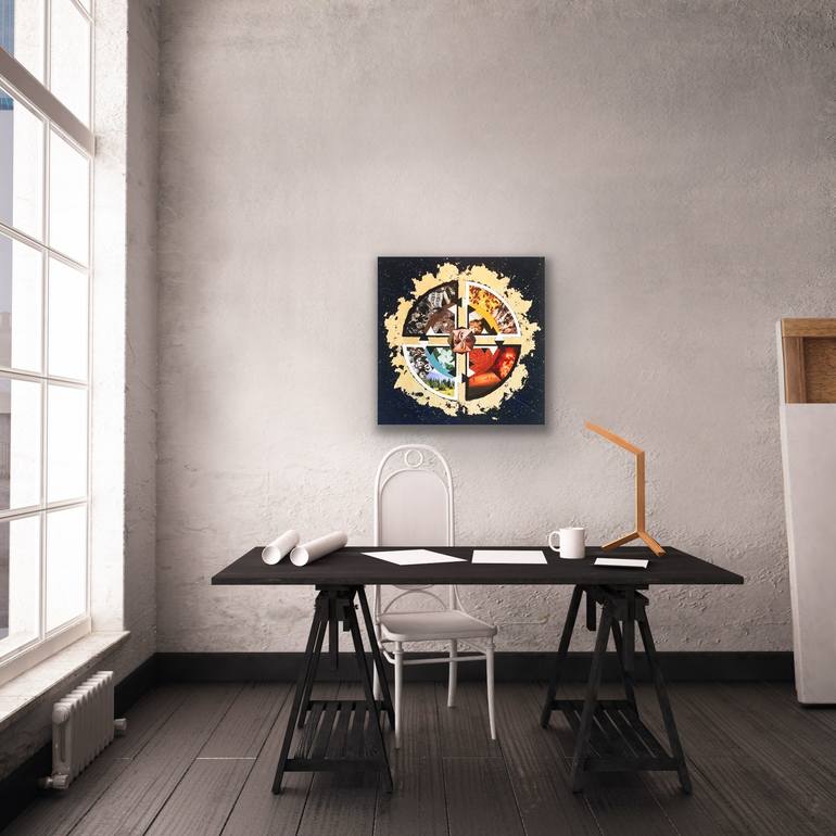 Original Symbolism Abstract Mixed Media by Mariel Sol