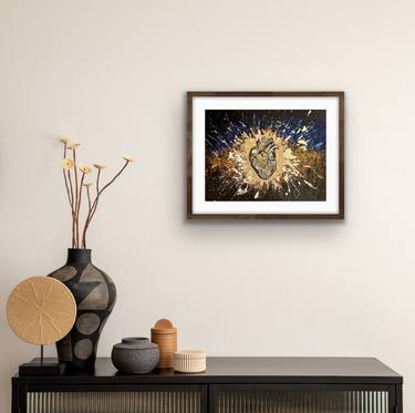 Original Symbolism Abstract Printmaking by Mariel Sol