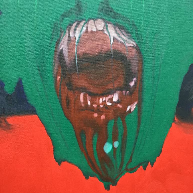 Original Modernism Politics Painting by Russell Oliver