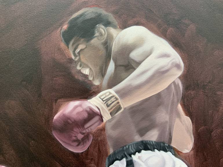 Original Realism Sport Painting by Russell Oliver