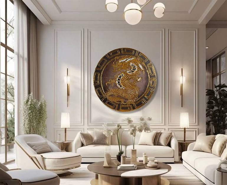 Original Art Deco Animal Mixed Media by Maryna Daar