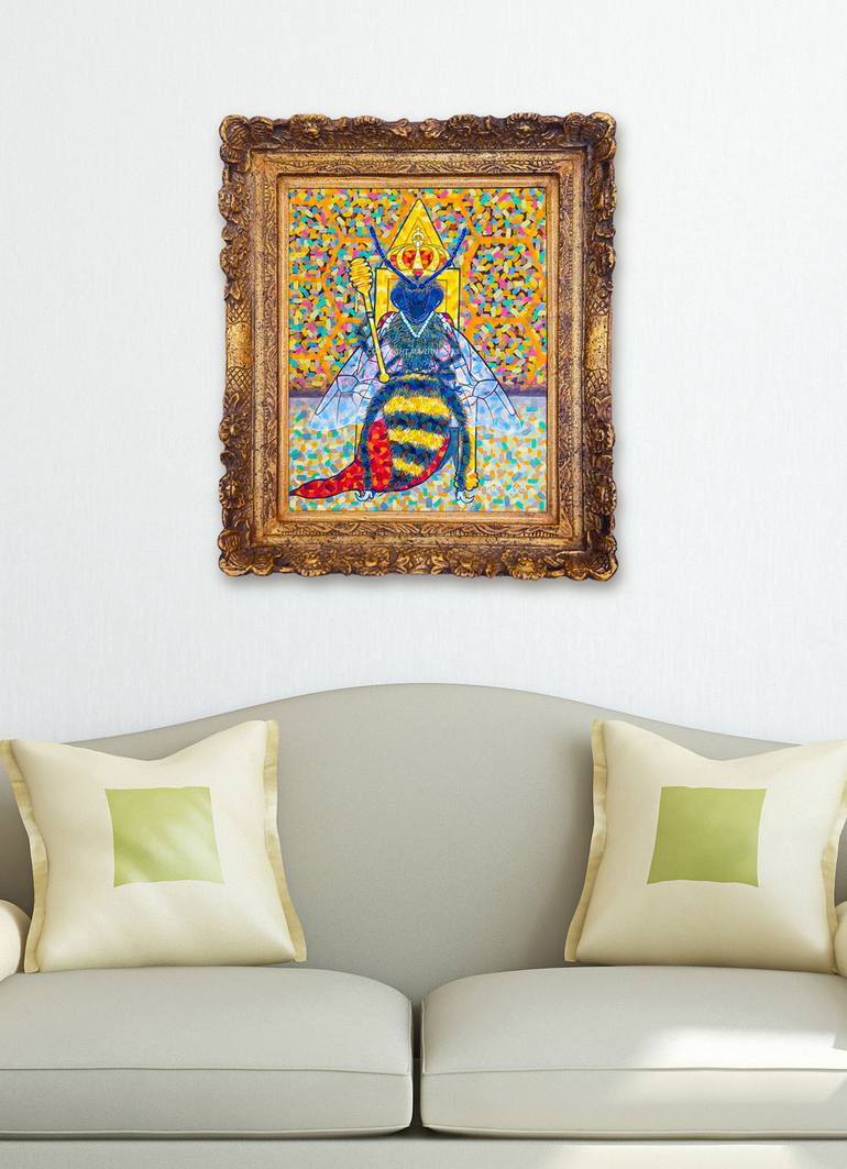 Original Impressionism Animal Painting by Martin Ross