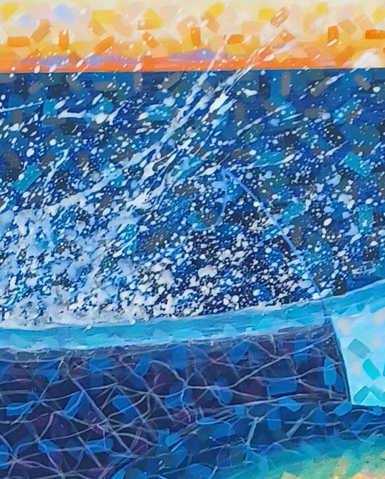 Original Impressionism Animal Painting by Martin Ross