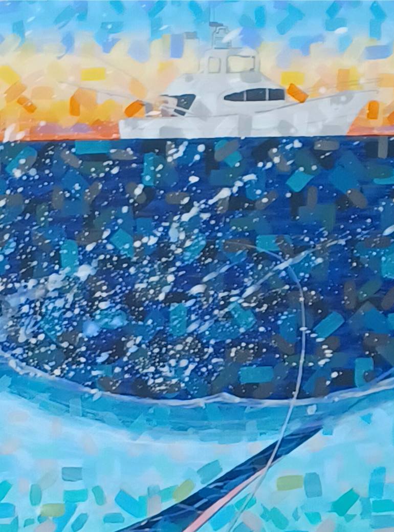 Original Impressionism Animal Painting by Martin Ross