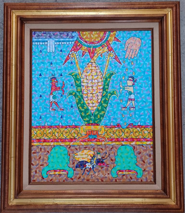 Original Impressionism Classical Mythology Painting by Martin Ross