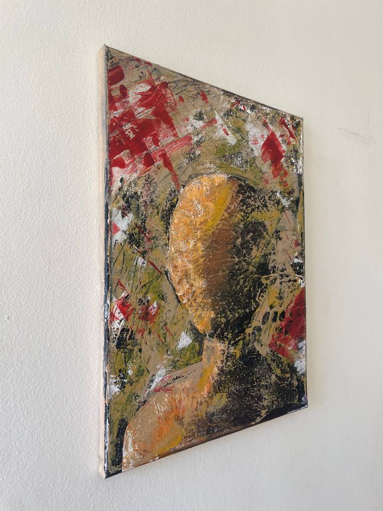 Original Figurative Abstract Painting by Polaris  Art