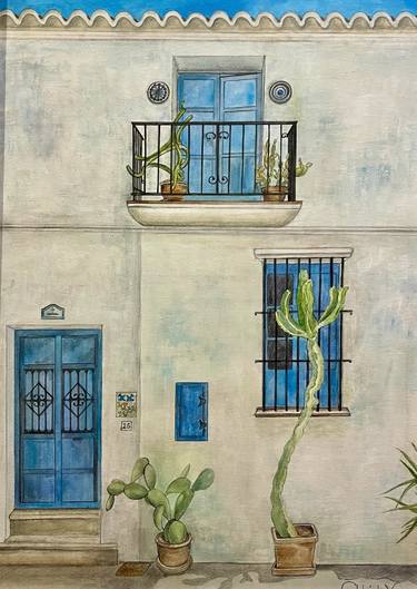 Original Classicism Architecture Paintings by Chloé De Vence