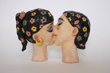 Original Figurative Women Sculpture by Amelia Johnson