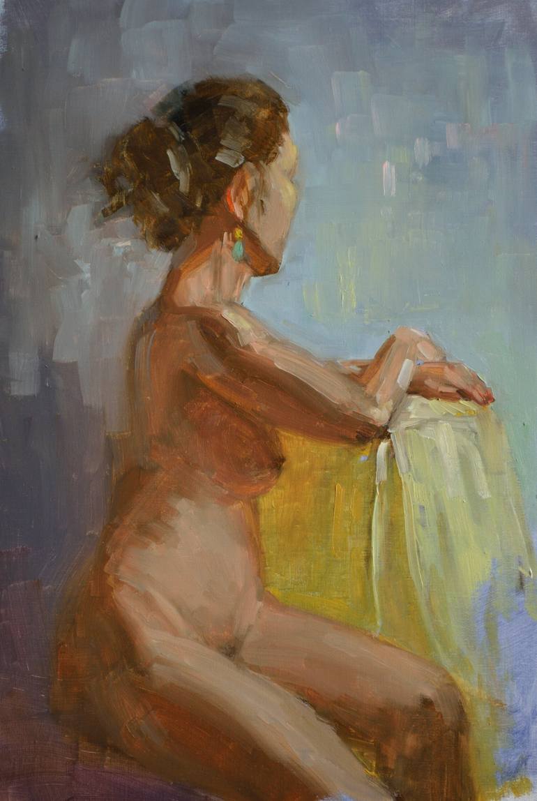 Print of Impressionism Portrait Paintings by Timon Sloane