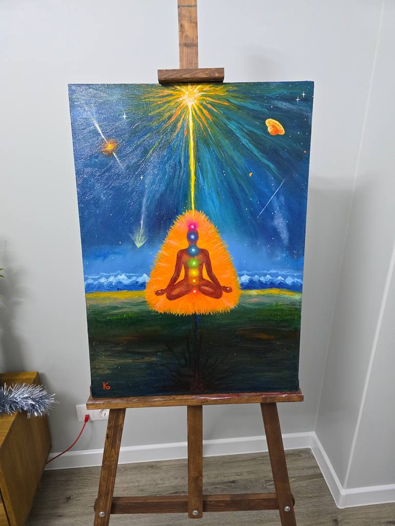 Original Symbolism Health & Beauty Painting by Batyr Konratov