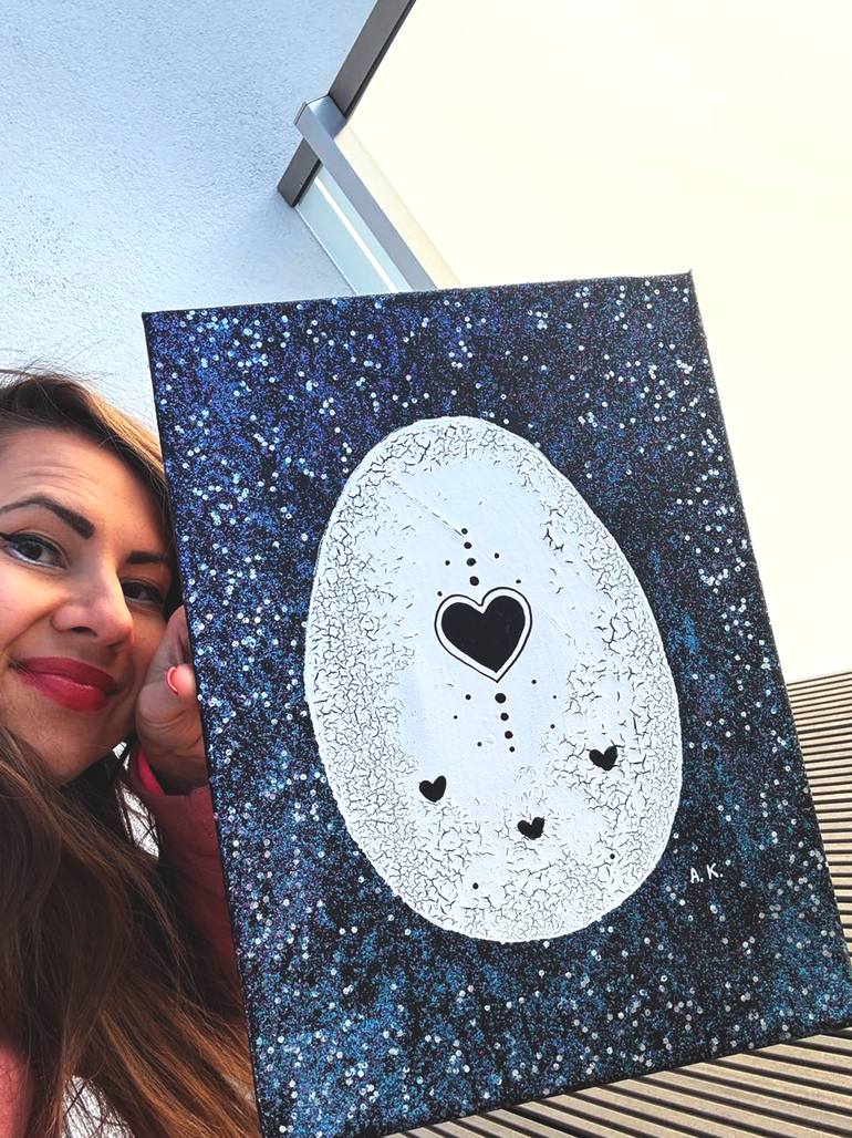 Original Abstract Fantasy Painting by Anastasia Kokler