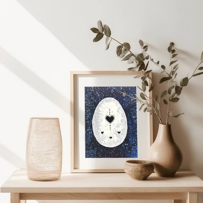 Original Abstract Fantasy Painting by Anastasia Kokler