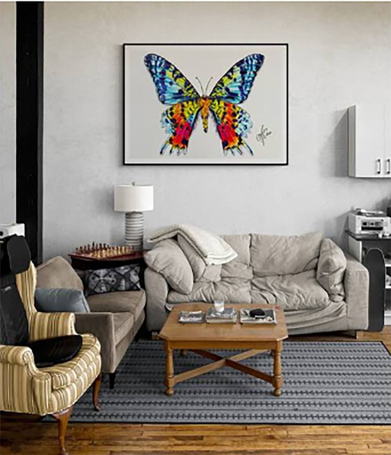 Original Abstract Expressionism Animal Painting by Anastasia Kokler