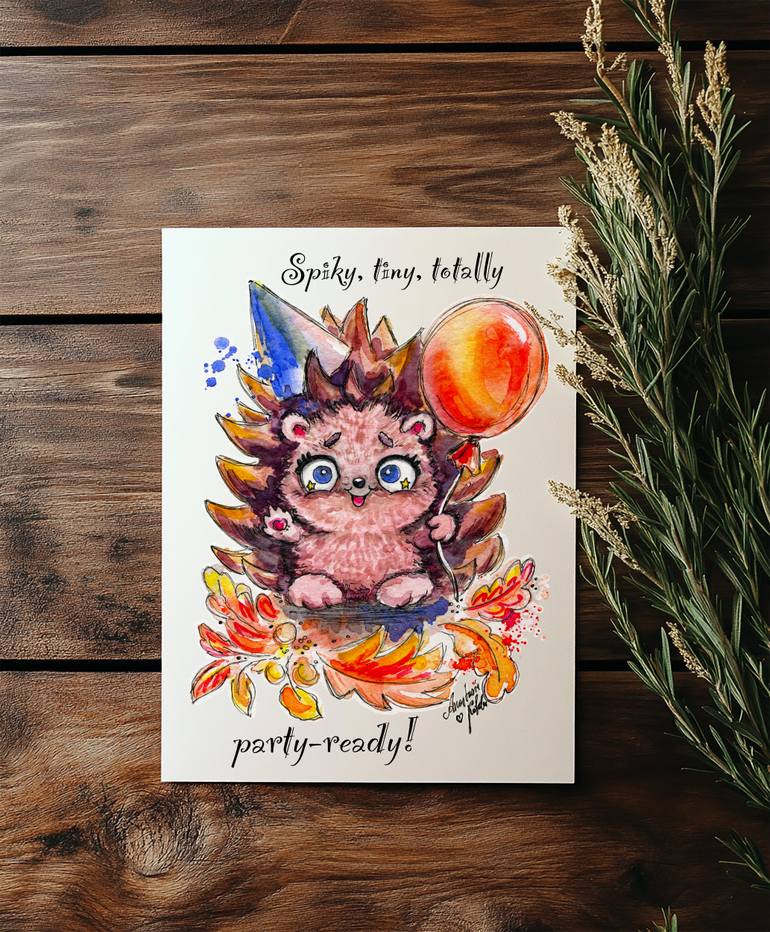Original Art Nouveau Animal Painting by Anastasia Kokler