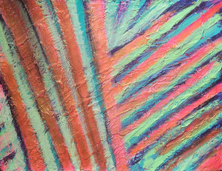 Colors in the Sky Painting by Laura El-Baroudi | Saatchi Art