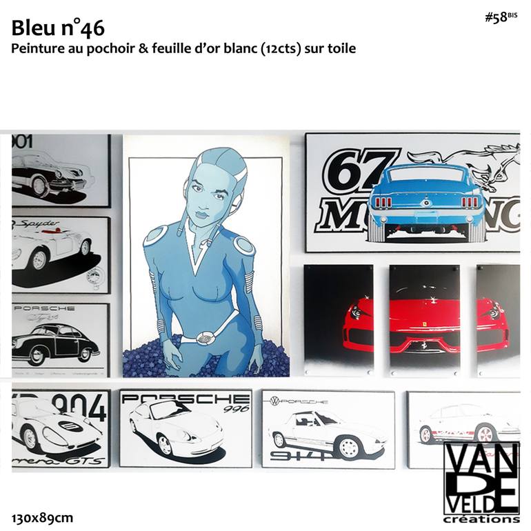 Original Contemporary Fantasy Mixed Media by Fabrice Vandevelde