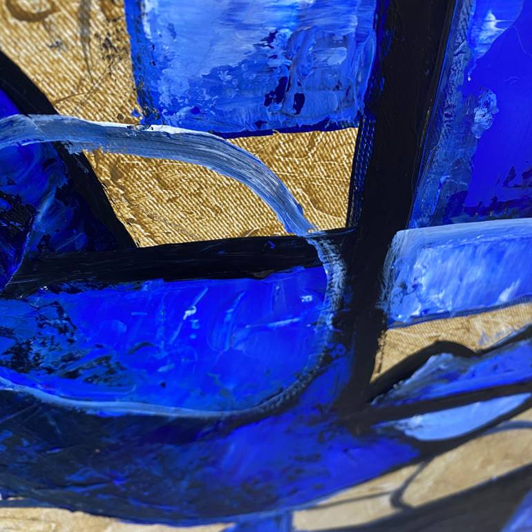 Original Cubism Abstract Painting by Svitlana Balynska