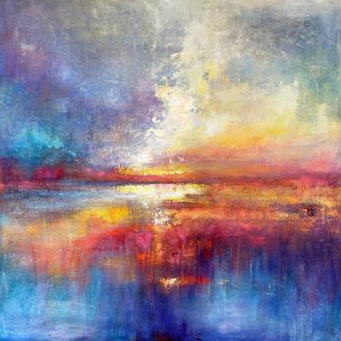 Original Abstract Expressionism Abstract Painting by Svitlana Balynska