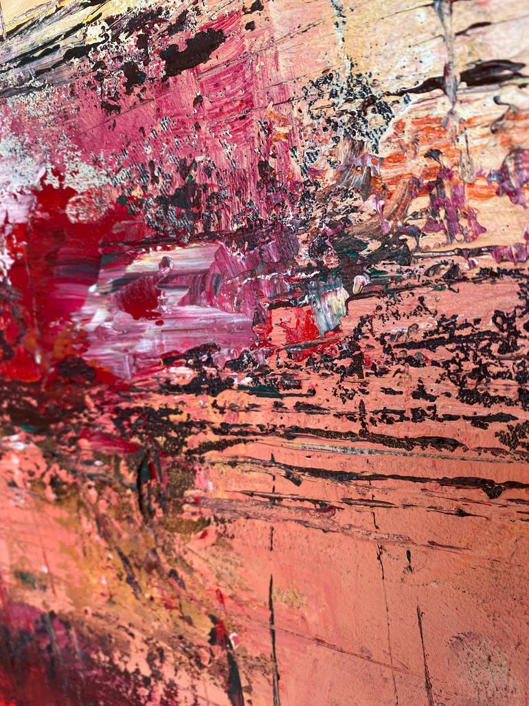 Original Abstract Expressionism Landscape Painting by Svitlana Balynska