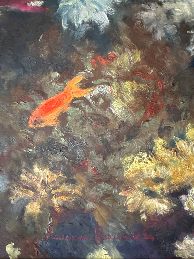 Original Impressionism Animal Painting by Francesca Graziano