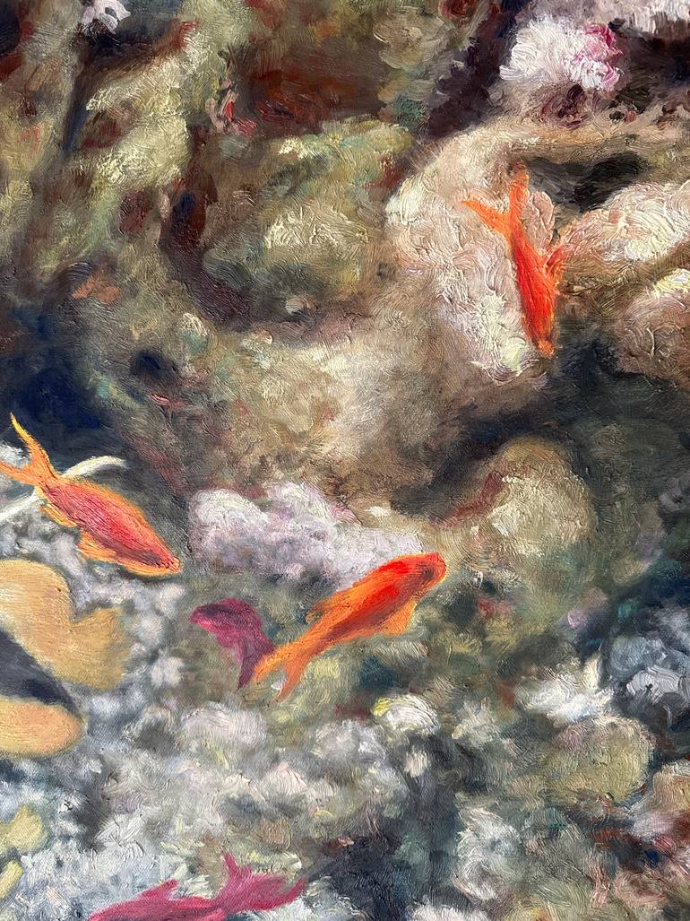 Original Impressionism Animal Painting by Francesca Graziano